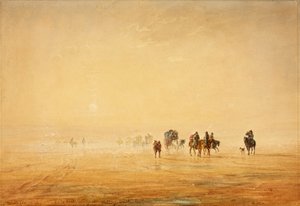 ランカスターサンズ、1844年 作： David Cox